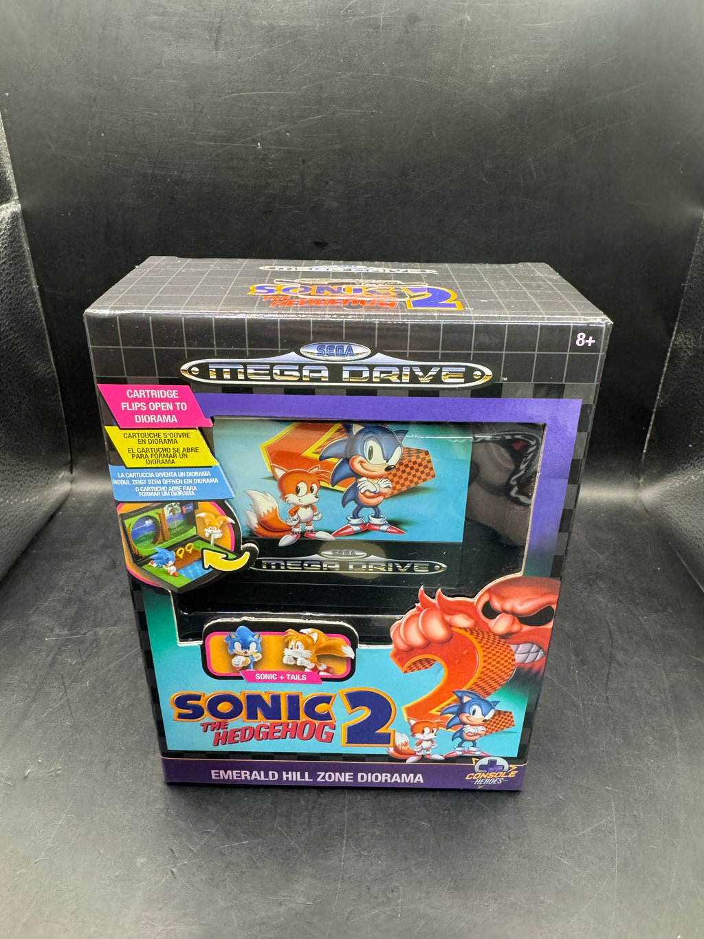 Sega Mega Drive Sonic The Hedgehog 2 Emerald Hill Zone Diorama