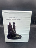 Water wheel backflow incense burner