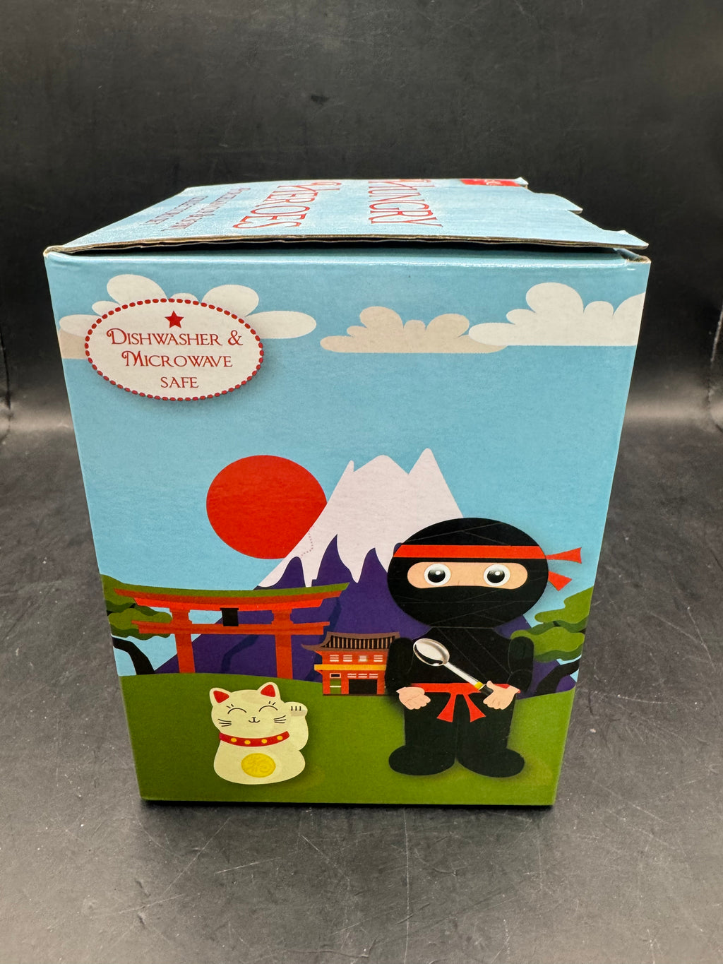Hungry Heroes Shadow Ninja Cup and Bowl