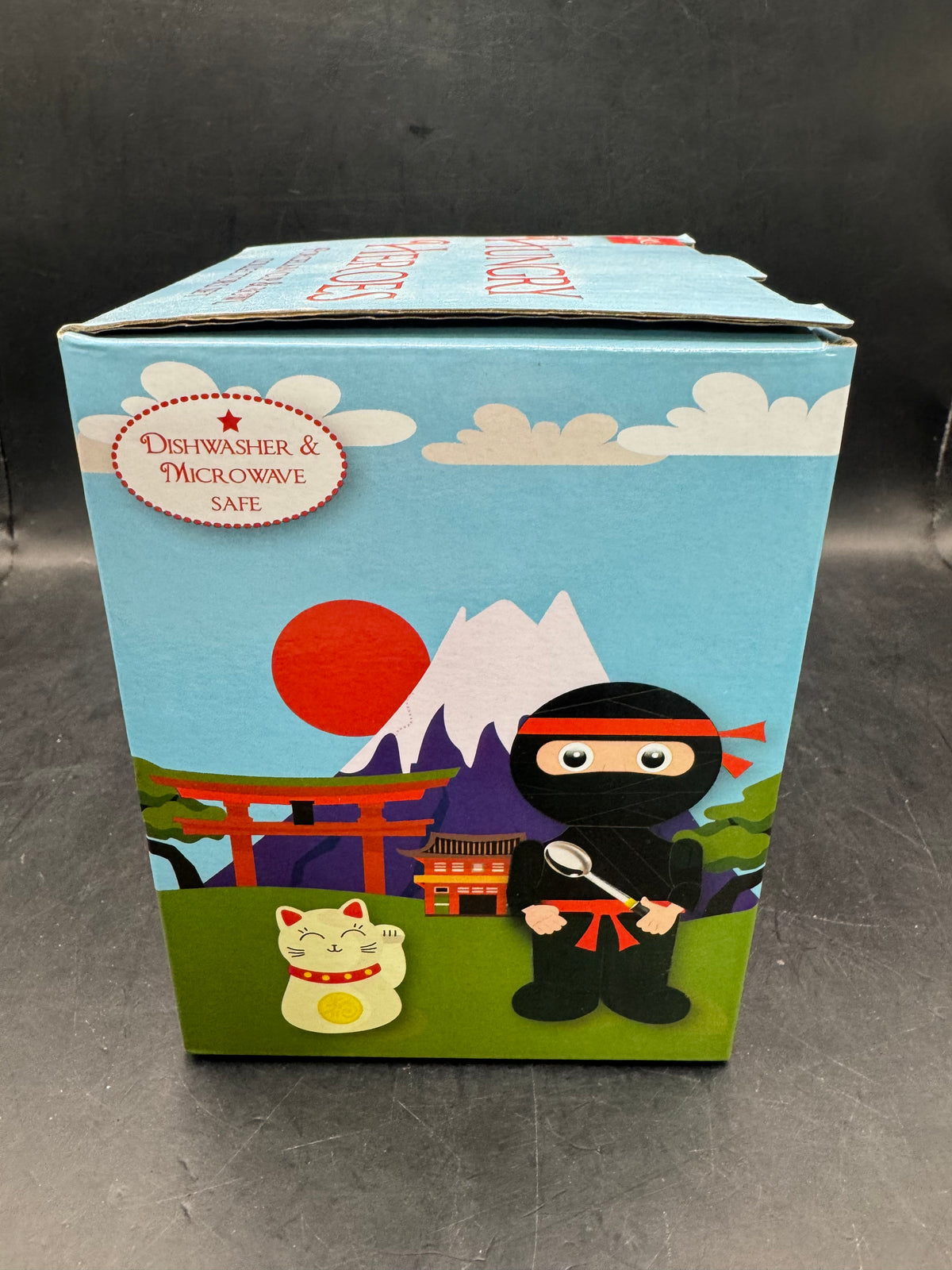 Hungry Heroes Shadow Ninja Cup and Bowl