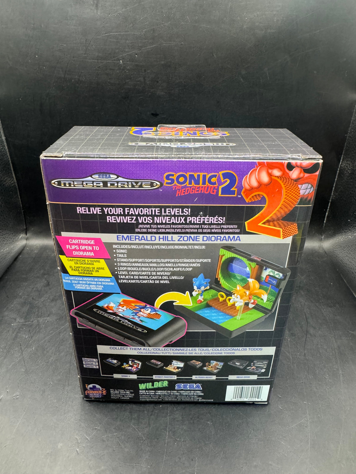 Sega Mega Drive Sonic The Hedgehog 2 Emerald Hill Zone Diorama