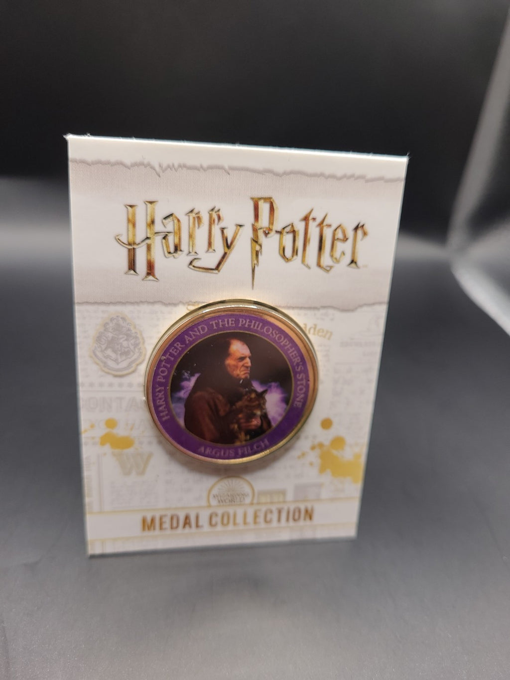 Harry Potter Medal Coin Collection - Philosopher's Stone Argus Filch 