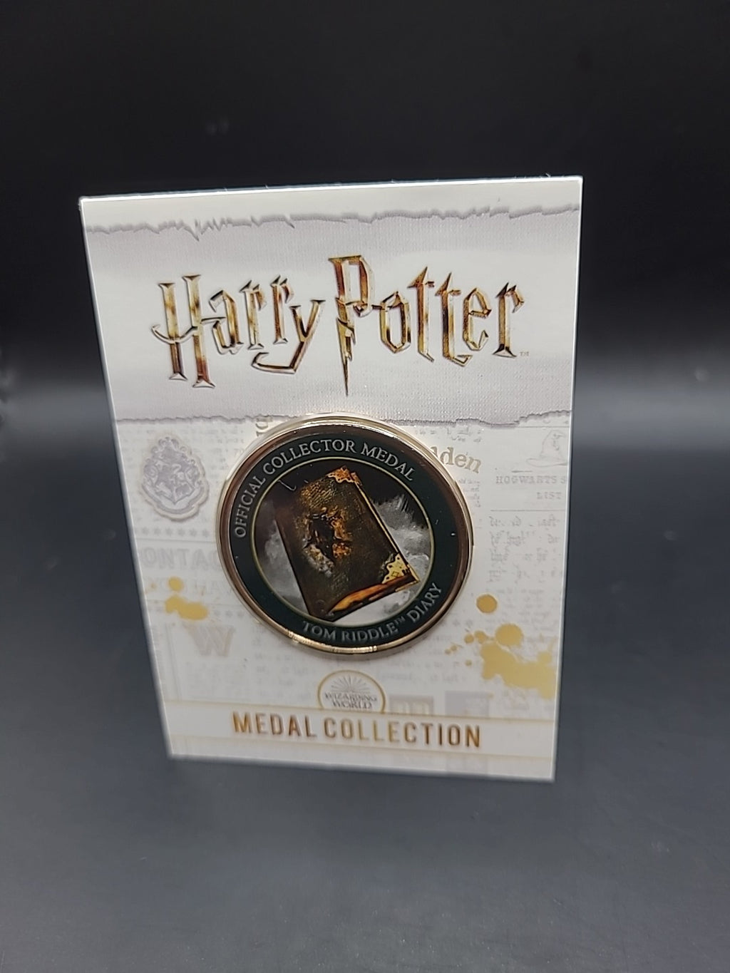 Harry Potter Official Medal Collection BLACK TOM RIDDLE DIARY