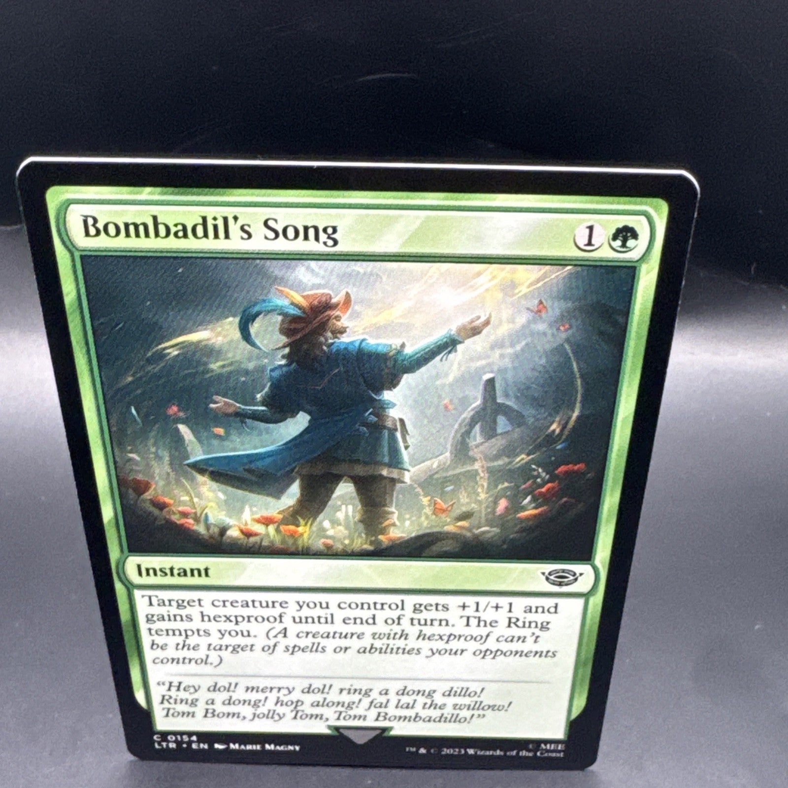 MTG Foil - Bombadil's Song - C0154 + 1 Regular Card