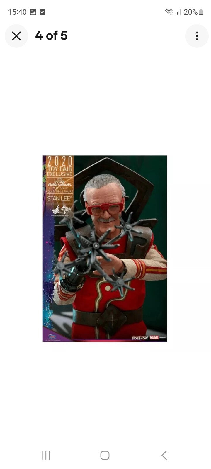 Stan Lee Ragnarok 1:6 Hot Toys Toy Fair Exclusive MMS570