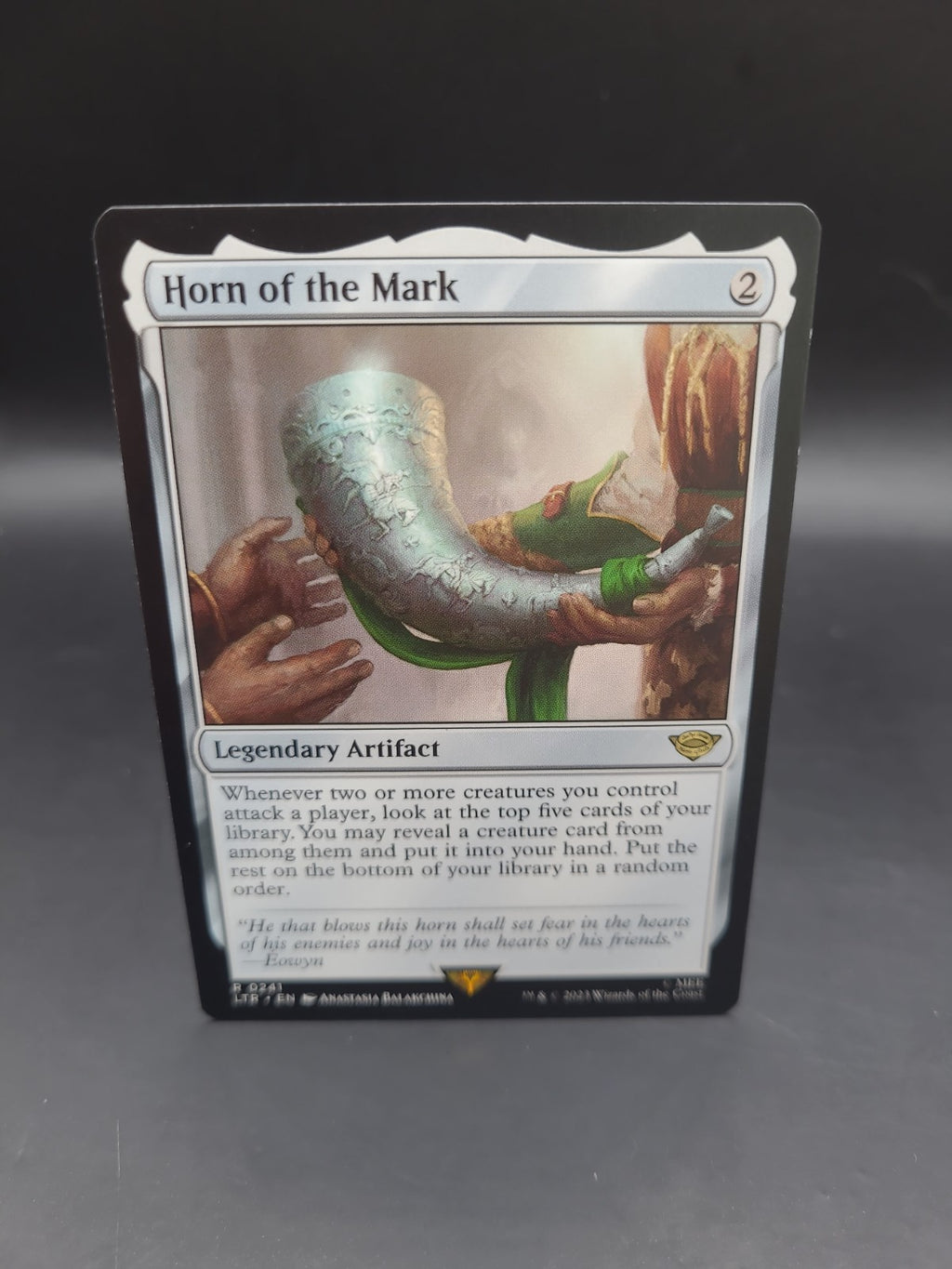 MTG LOTR NM Horn of the Mark 0241 LTR Free P&P