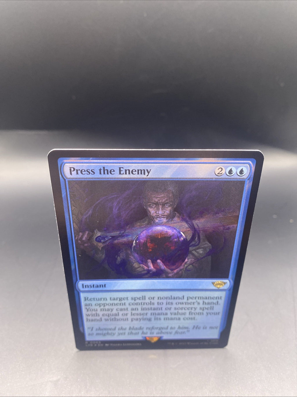 MTG - Press the Enemy - Surge Foil - Lord of the Rings - Magic the Gathering
