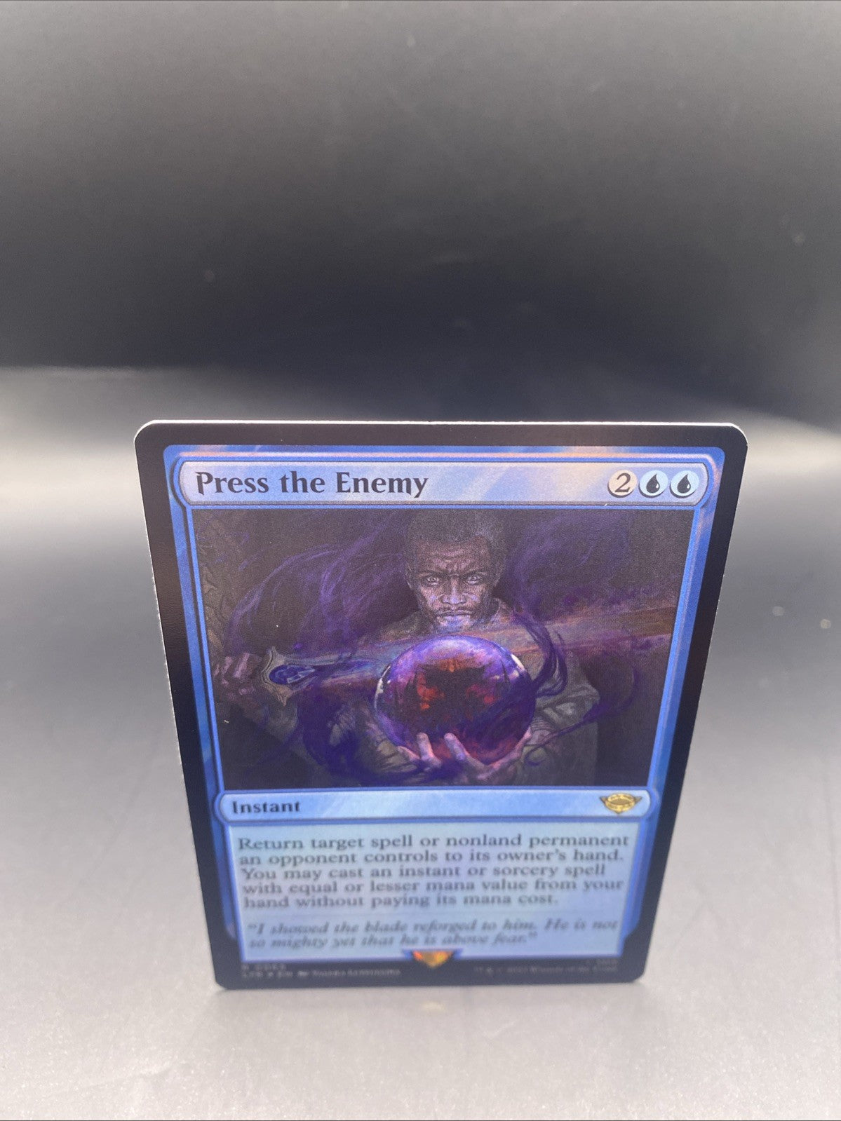 MTG - Press the Enemy - Surge Foil - Lord of the Rings - Magic the Gathering