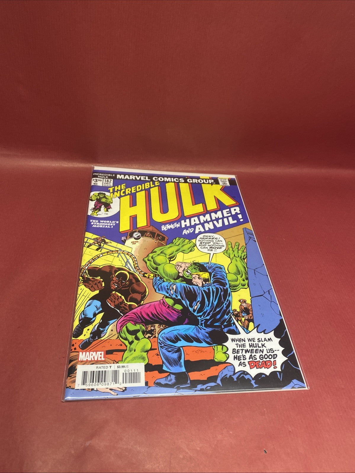 The Incredible Hulk #182  Marvel 2020 Between Hammer And Anvil