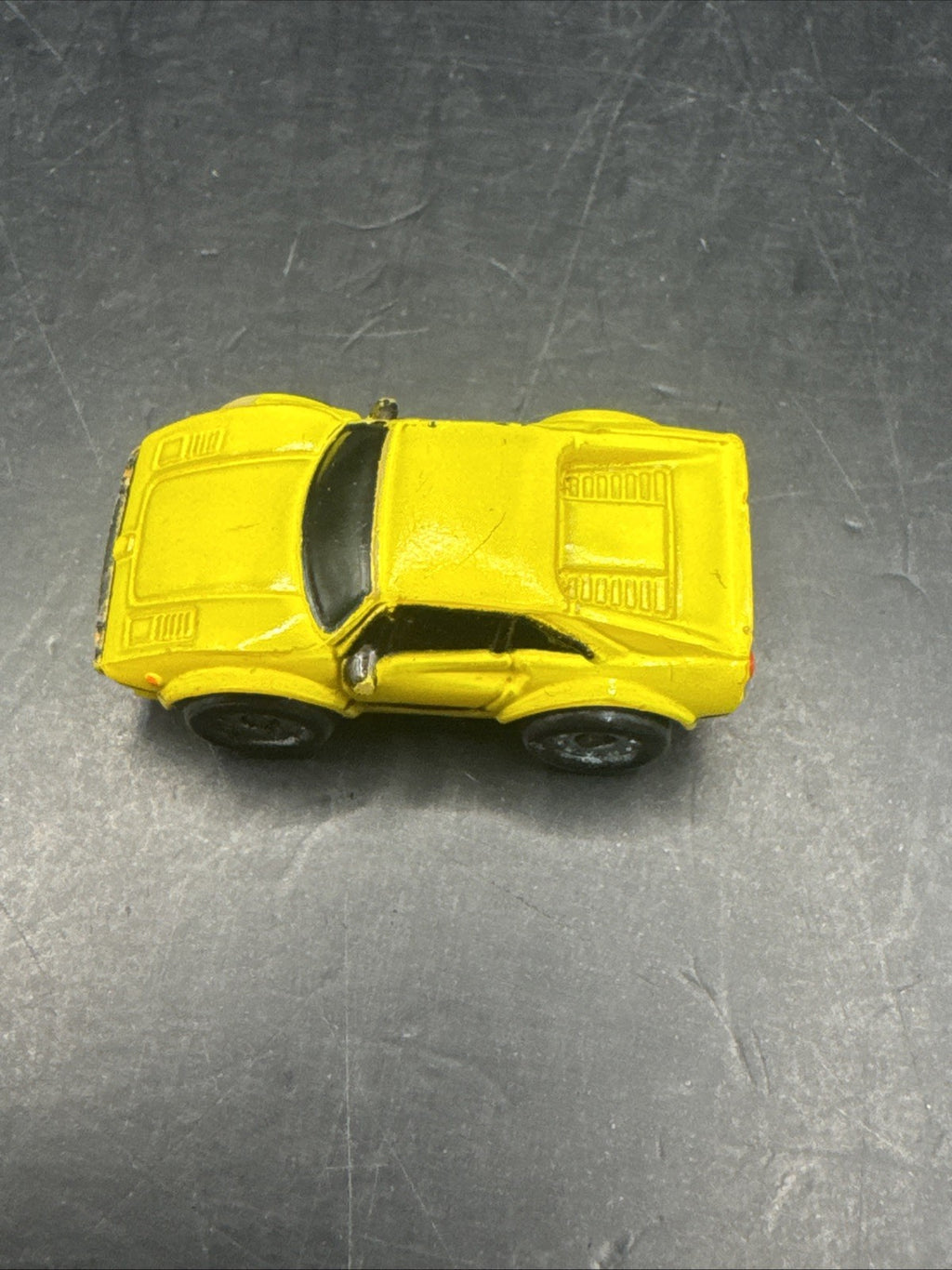Micro Machines Toy Ferrari 308 Yellow Car Galoob 1986 Original