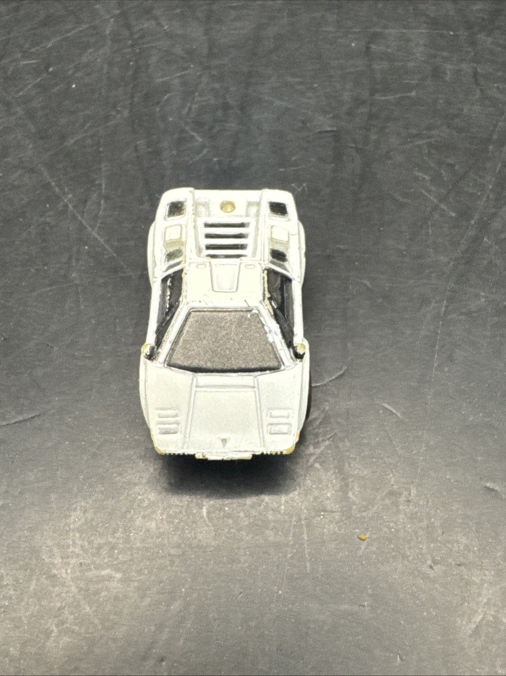 Micro Machines Lamborghini Countach White Missing Spoiler