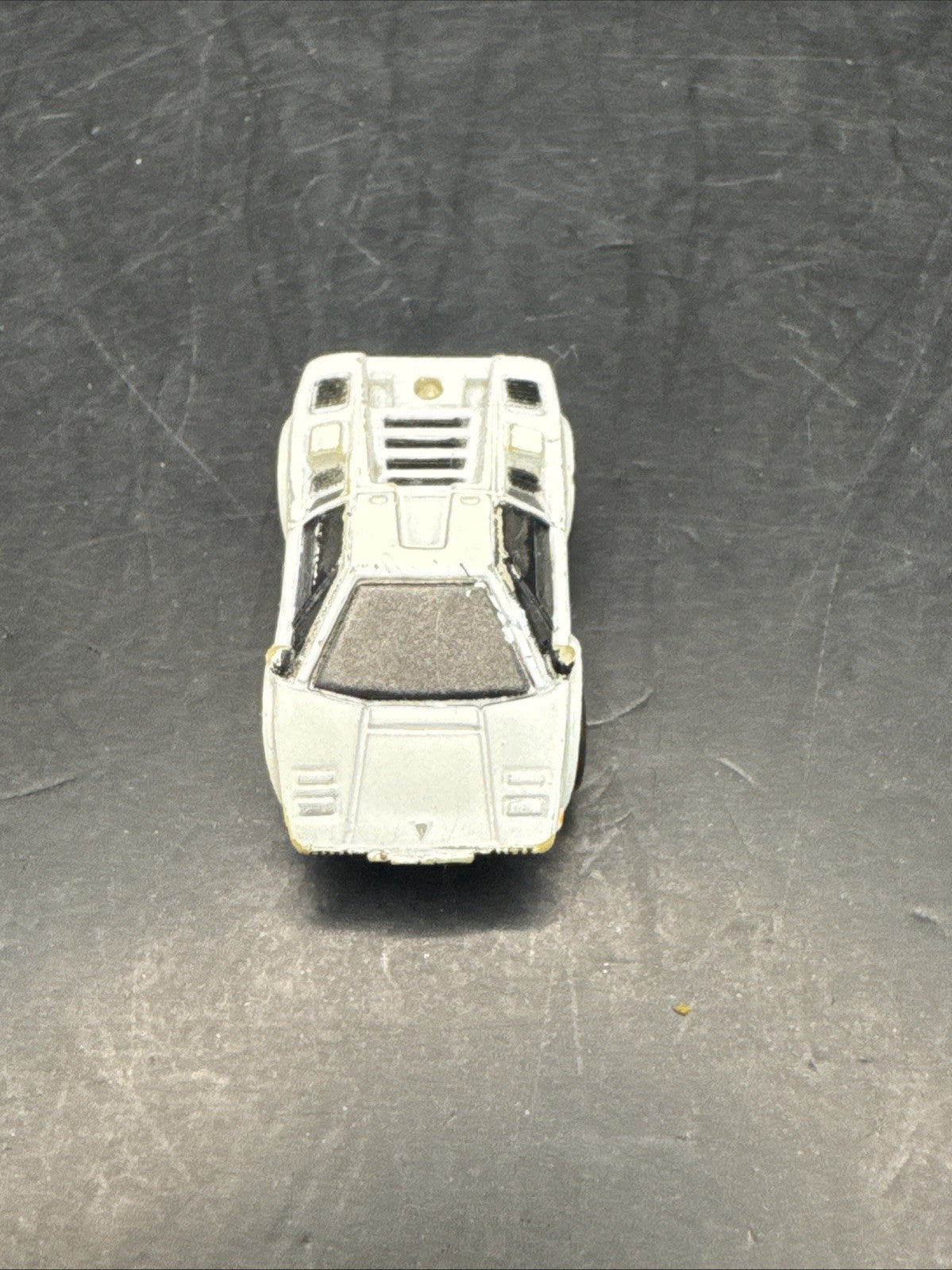 Micro Machines Lamborghini Countach White Missing Spoiler