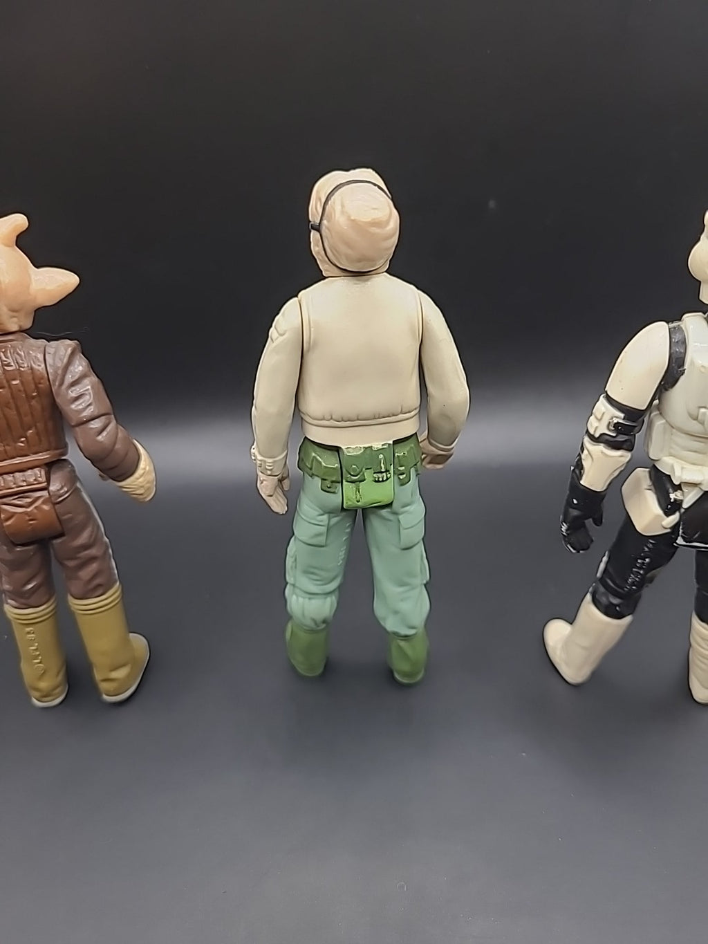 3 X Vintage Kenner Star Wars Figures Ree Yees, Prune Face & Biker Scout Trooper