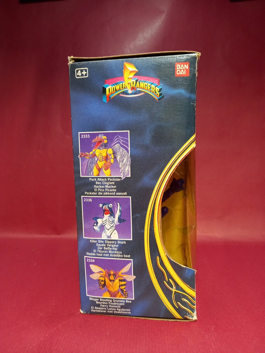 1994 Killer Bite Slippery Shark Evil Space Aliens Action Figure Power Rangers 