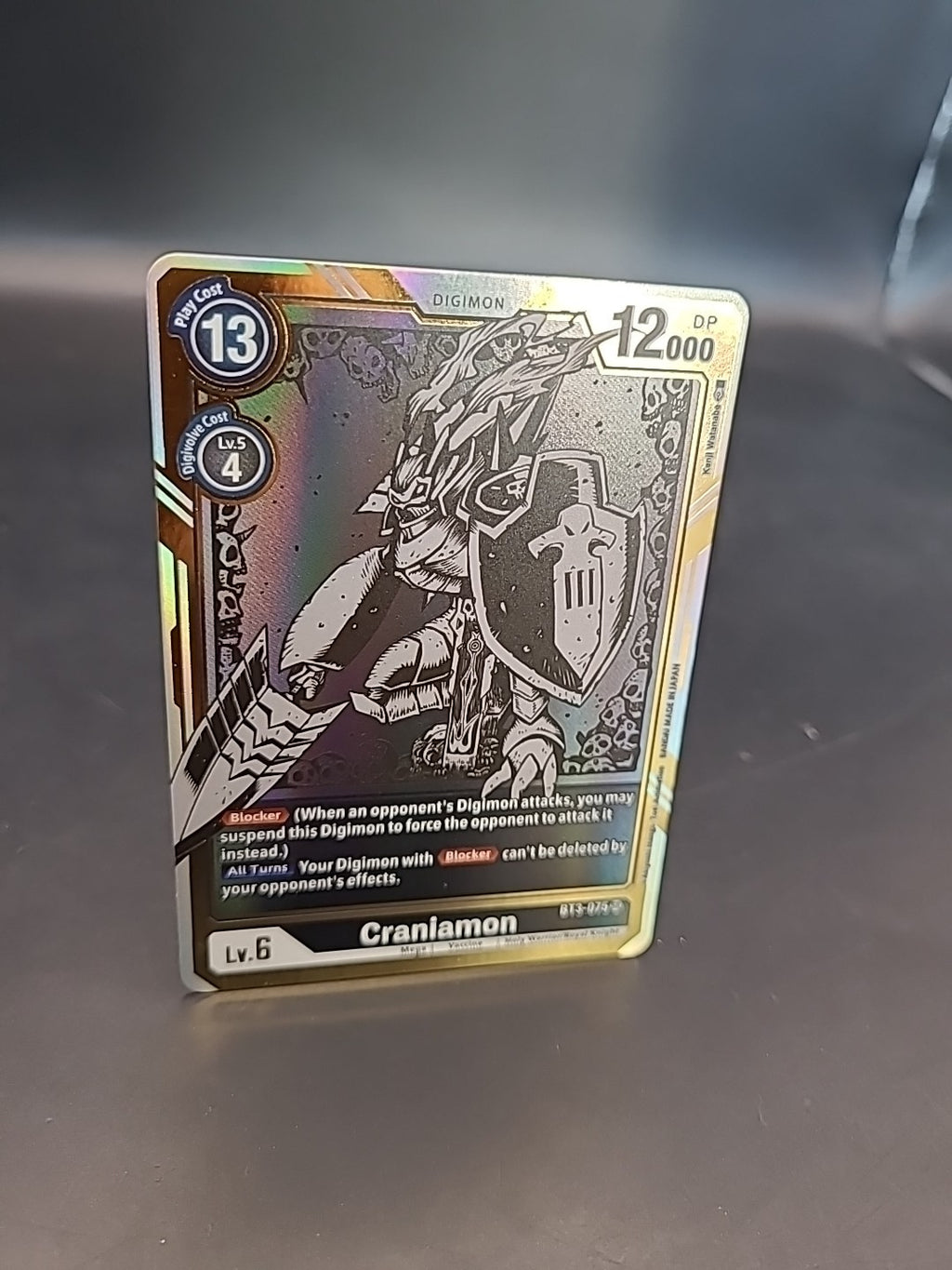BT3-075-ALT Craniamon Super Rare Alternative Art Mint Digimon Card