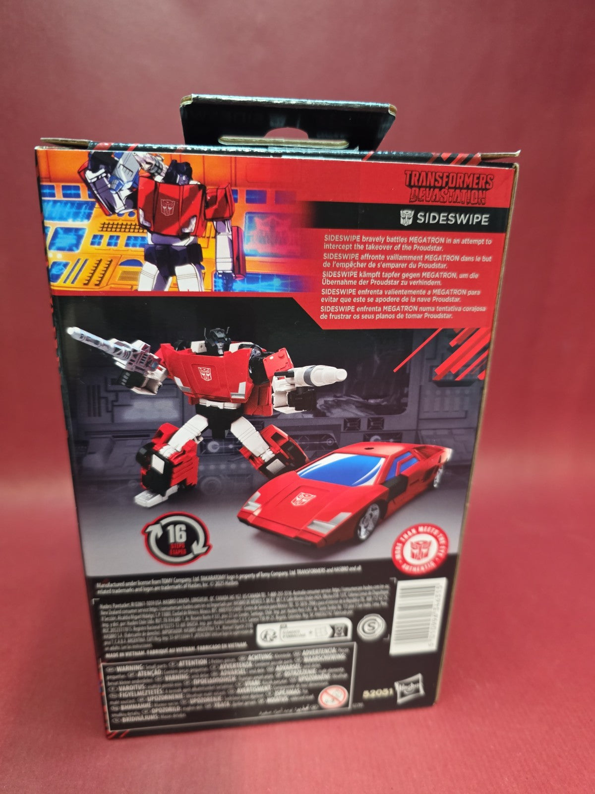  Transformers Studio Series Devastation Sideswipe! Deluxe Class MTMTE