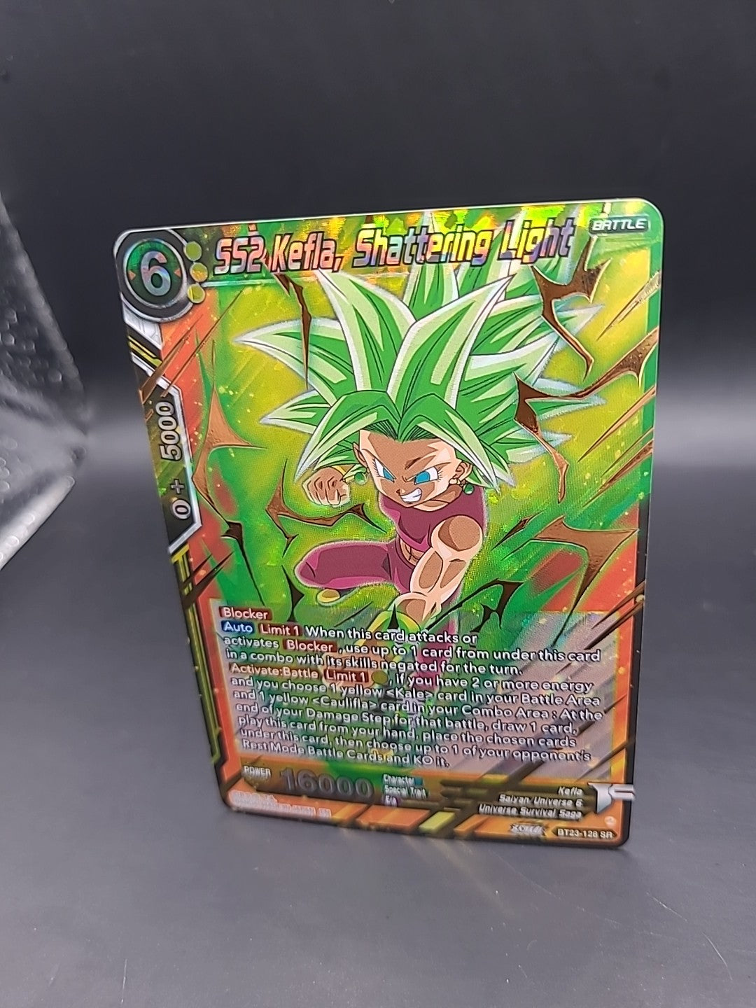 SS2 Kefla, Shattering Light BT23-128 SR Dragon Ball Super Card Game
