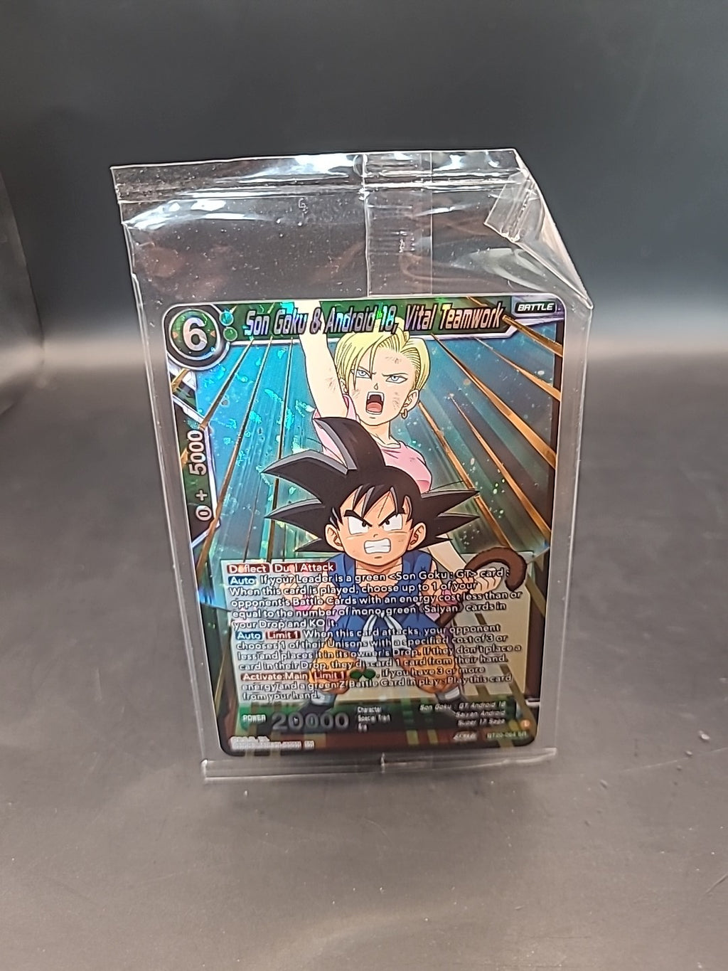 Son Goku & Android 18, Vital Teamwork BT20-064 SR - Dragon Ball Super Card