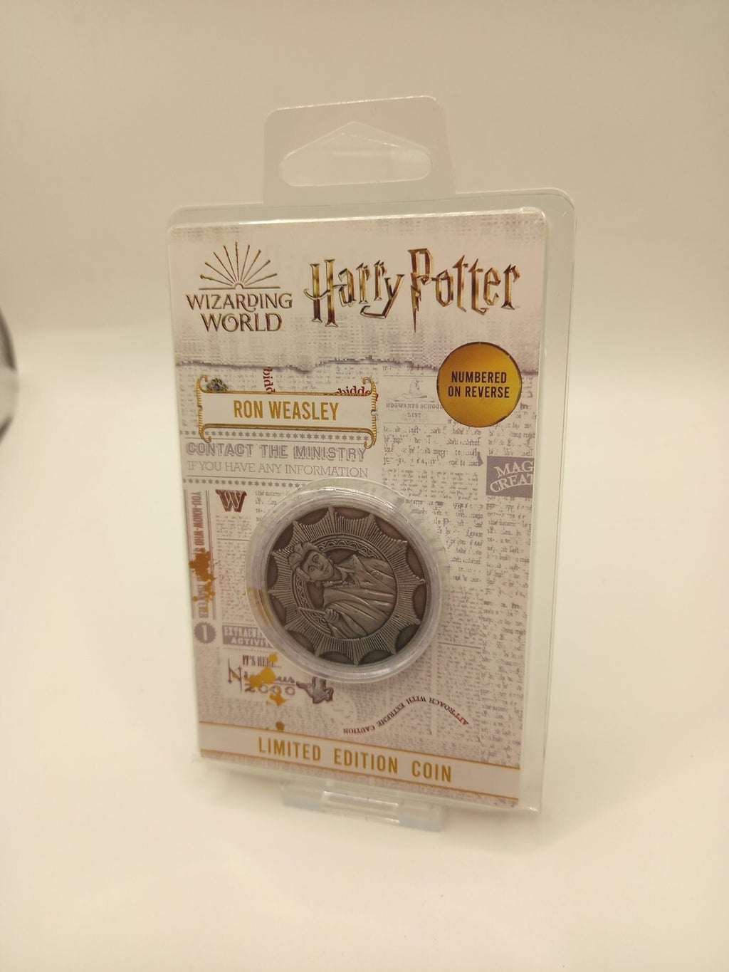 Harry Potter Ron Weasley Limited Edition Coin - Only 9995 Worldwide