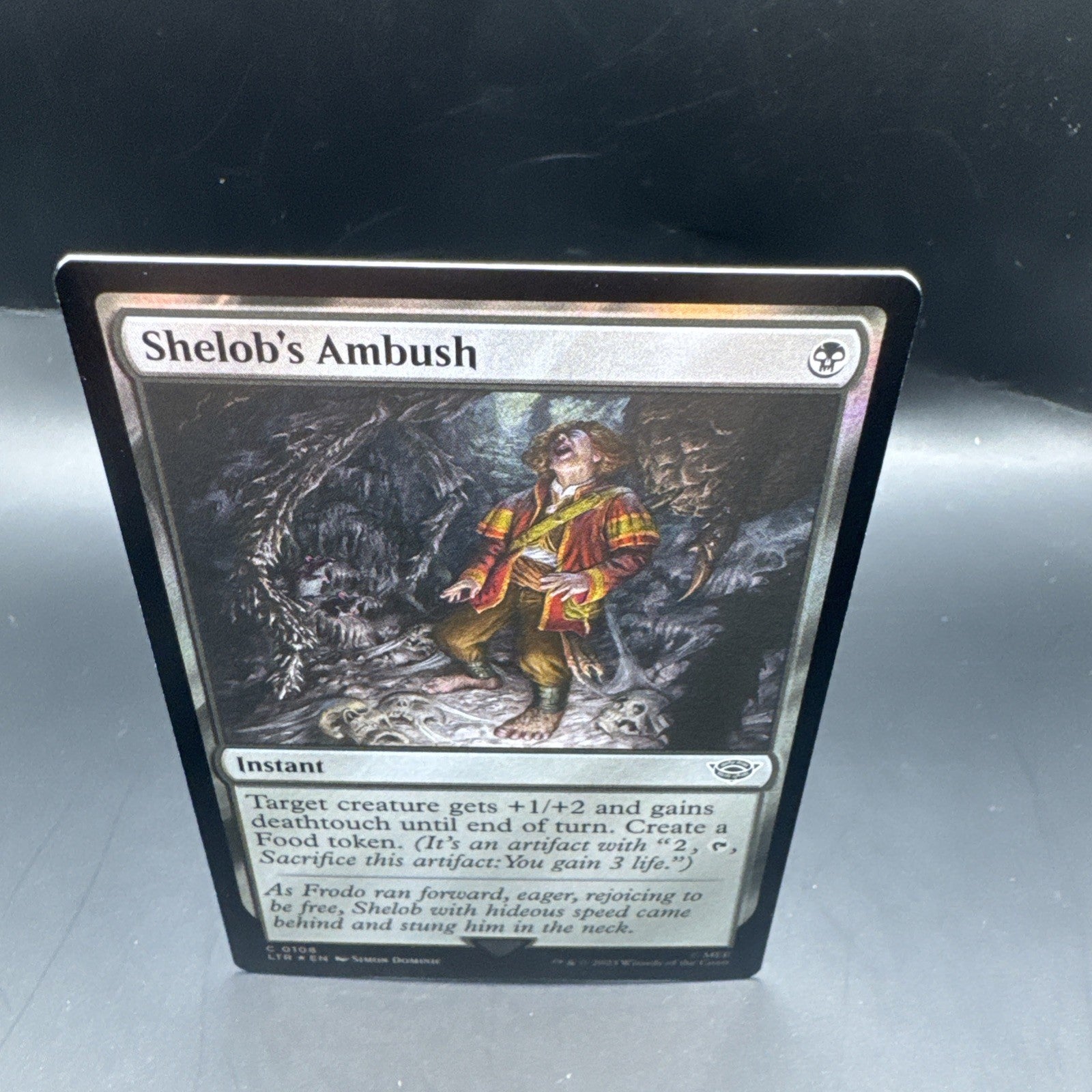 MTG Shelob's Ambush FOIL C0108 Lord of the Rings + 1 Regular Card