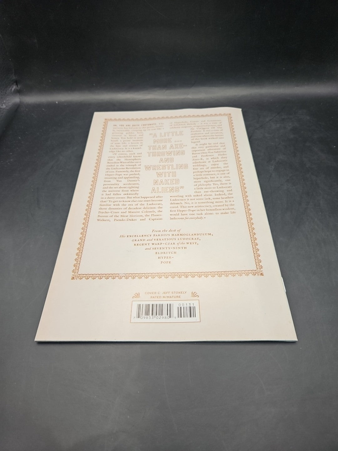 Ludocrats #1 (Of 5) Cvr C April Fools Variant Truly Gifted (2020 Image Comics)