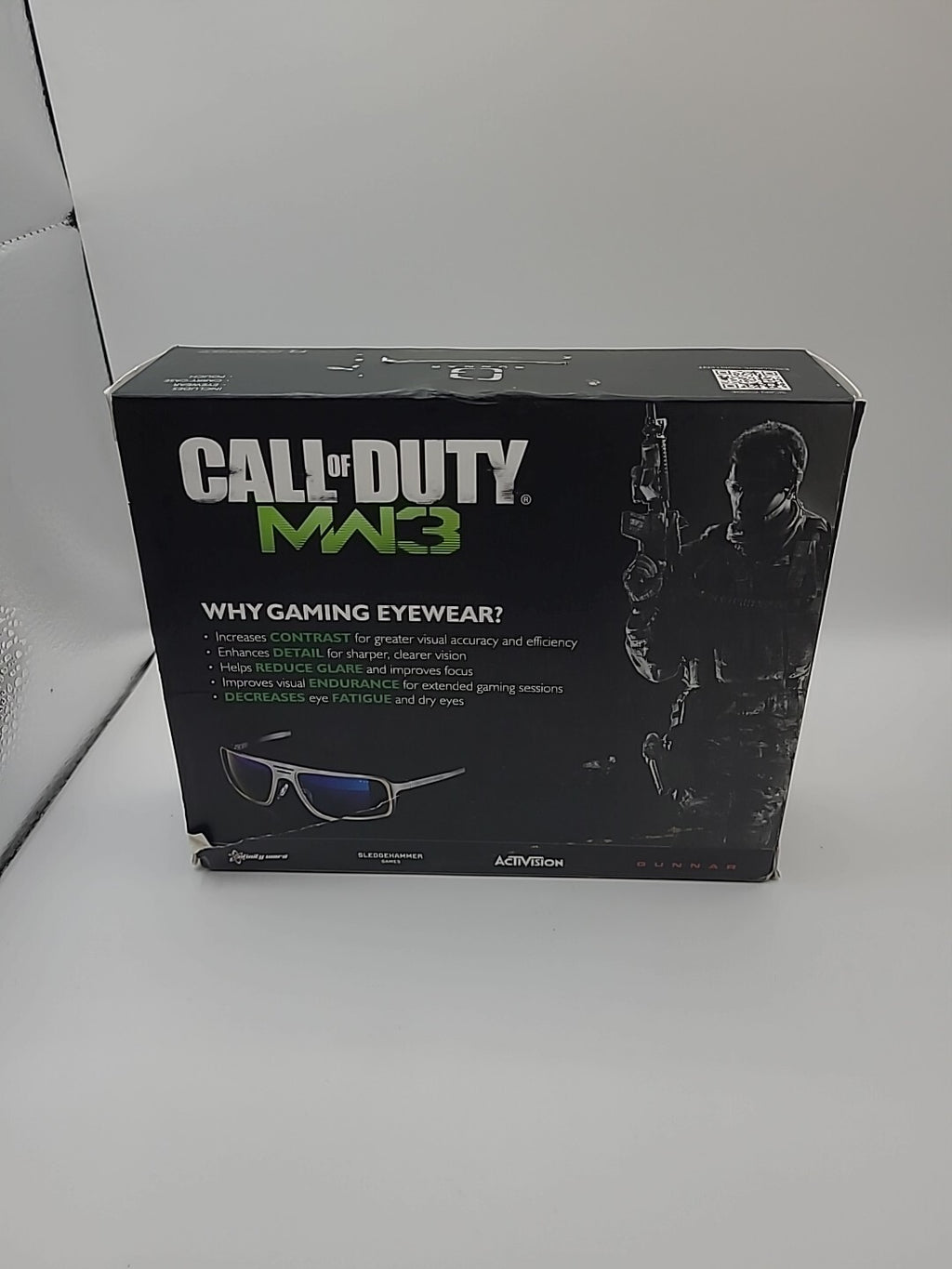 Call Of Duty MW3 Gaming Glasses Eyewear Powered By Gunnar