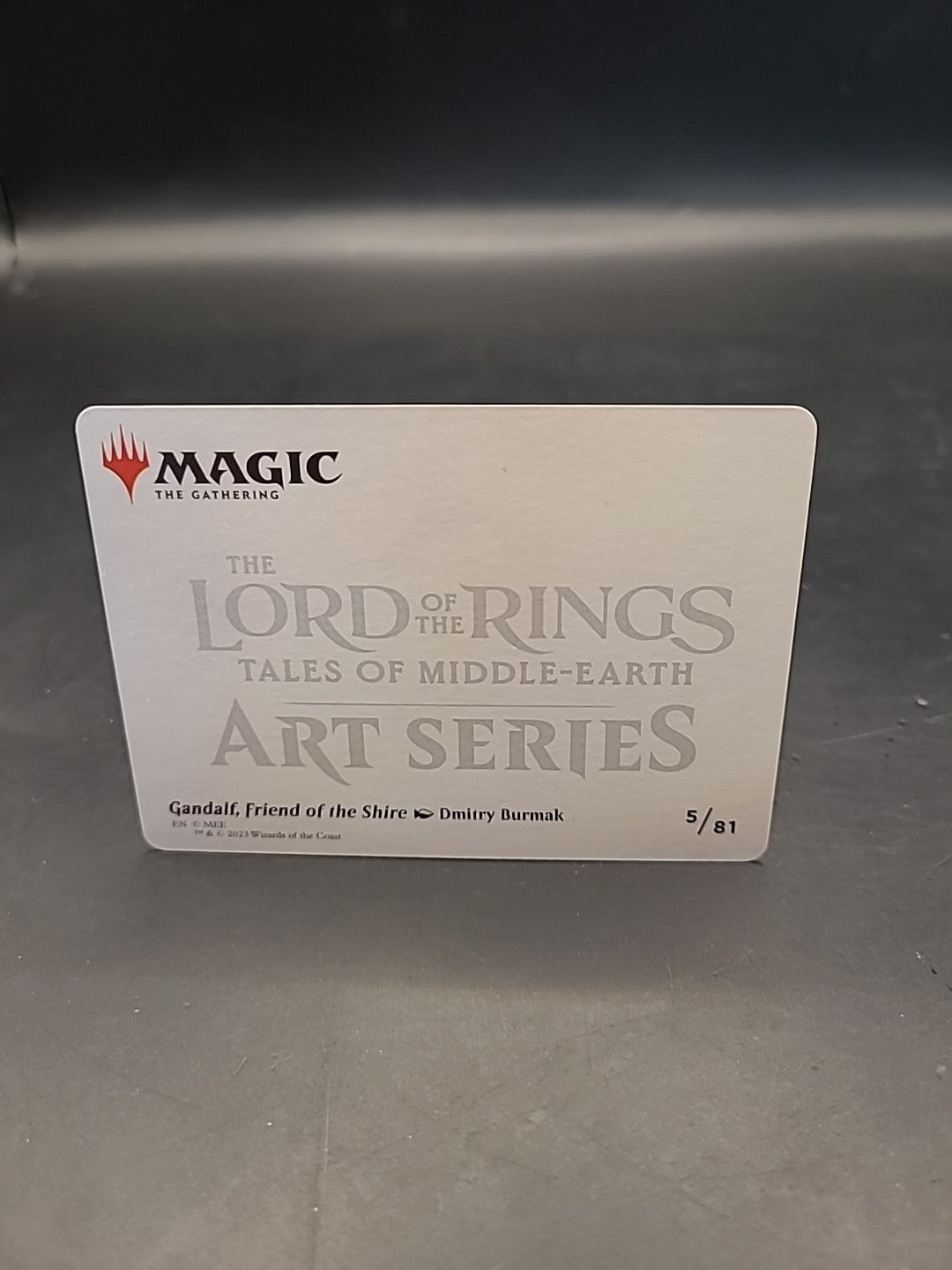 Art Series (5/81) - Gandalf, Friend of the Shire - MTG - The Lord of the Rings