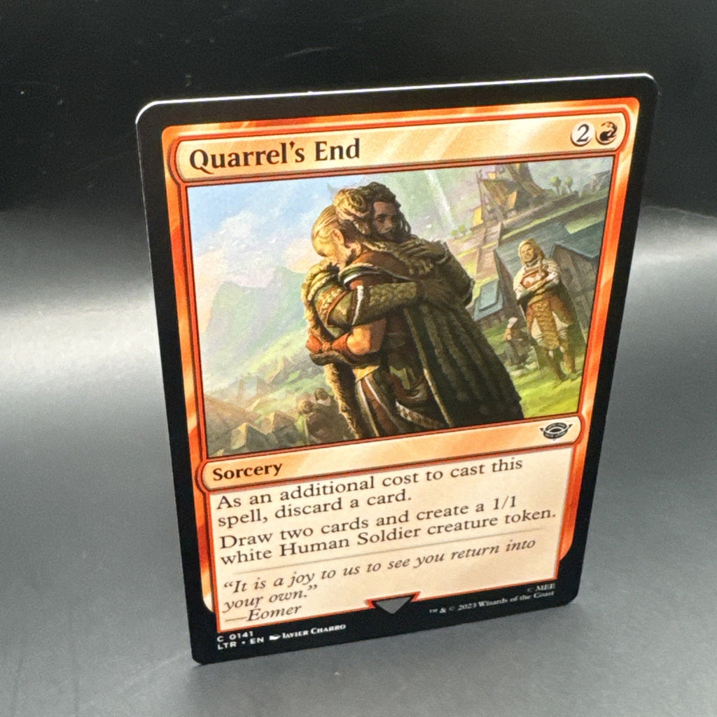 Quarrel's End Foil - LTR - Mtg Card C0141 + 1 Regular Card