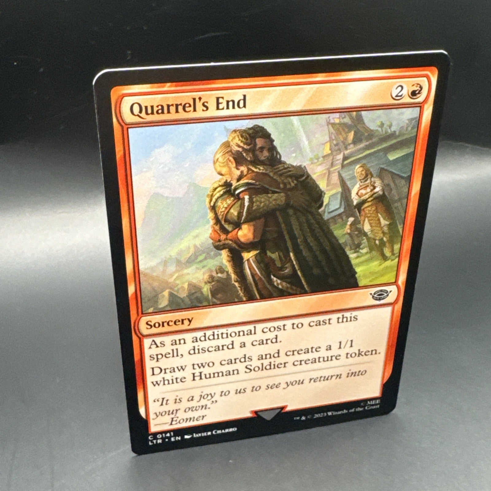 Quarrel's End Foil - LTR - Mtg Card C0141 + 1 Regular Card