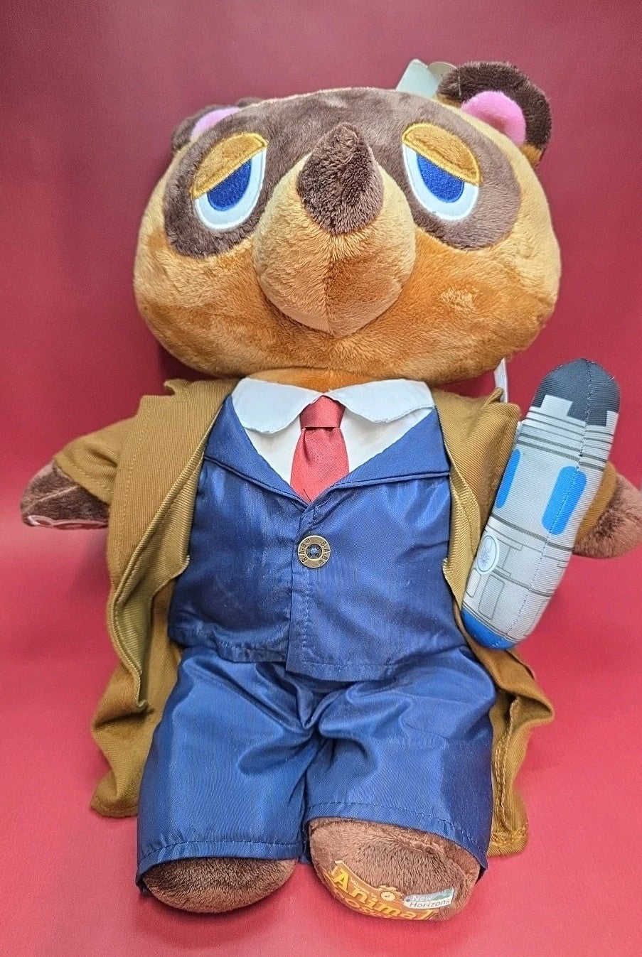 Build a Bear Tom Nook In 10th Dr Who Outfit