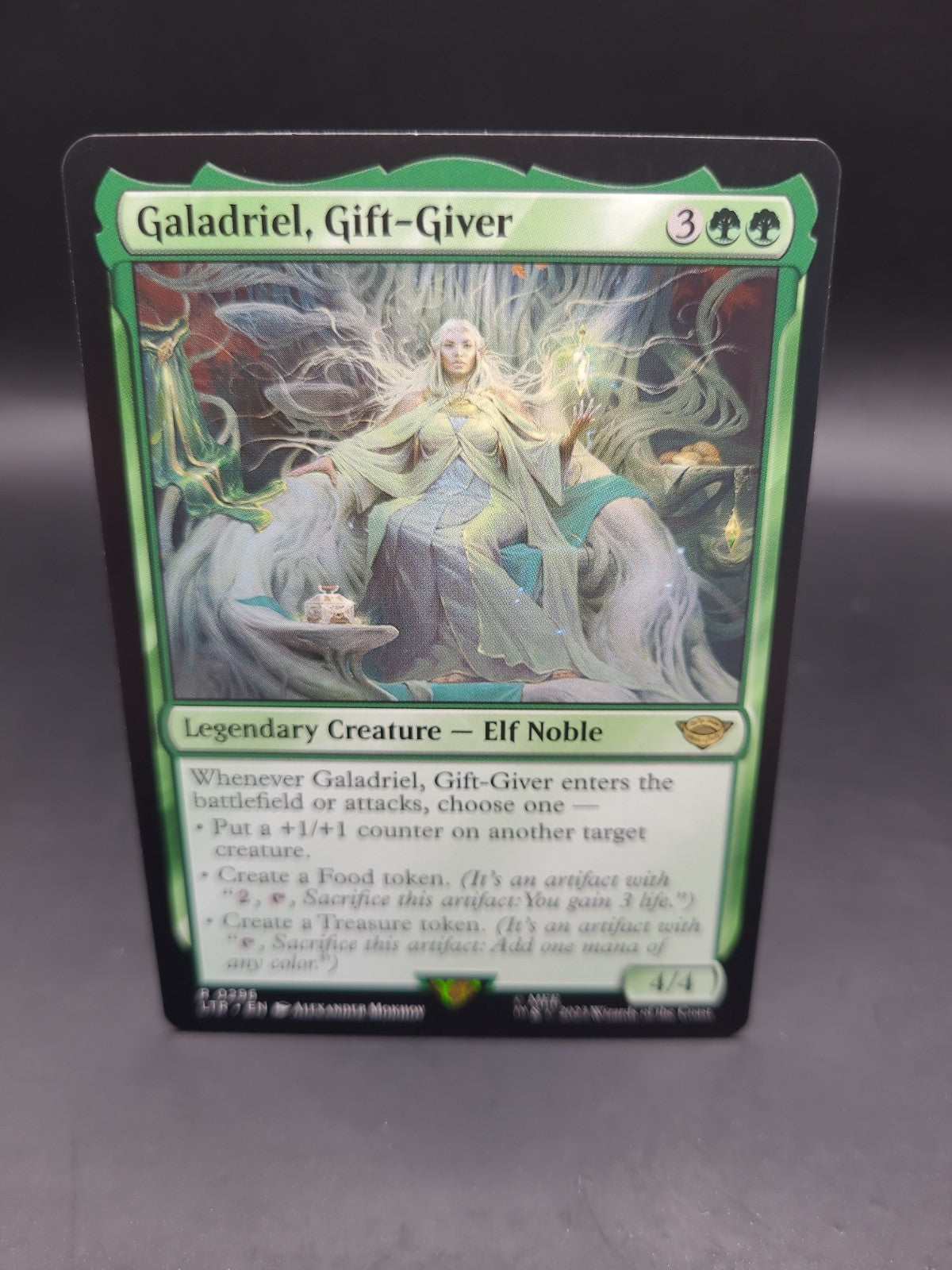 MTG Lord of the Rings Galadriel Gift-Giver Rare Card [NM] [R] #0296