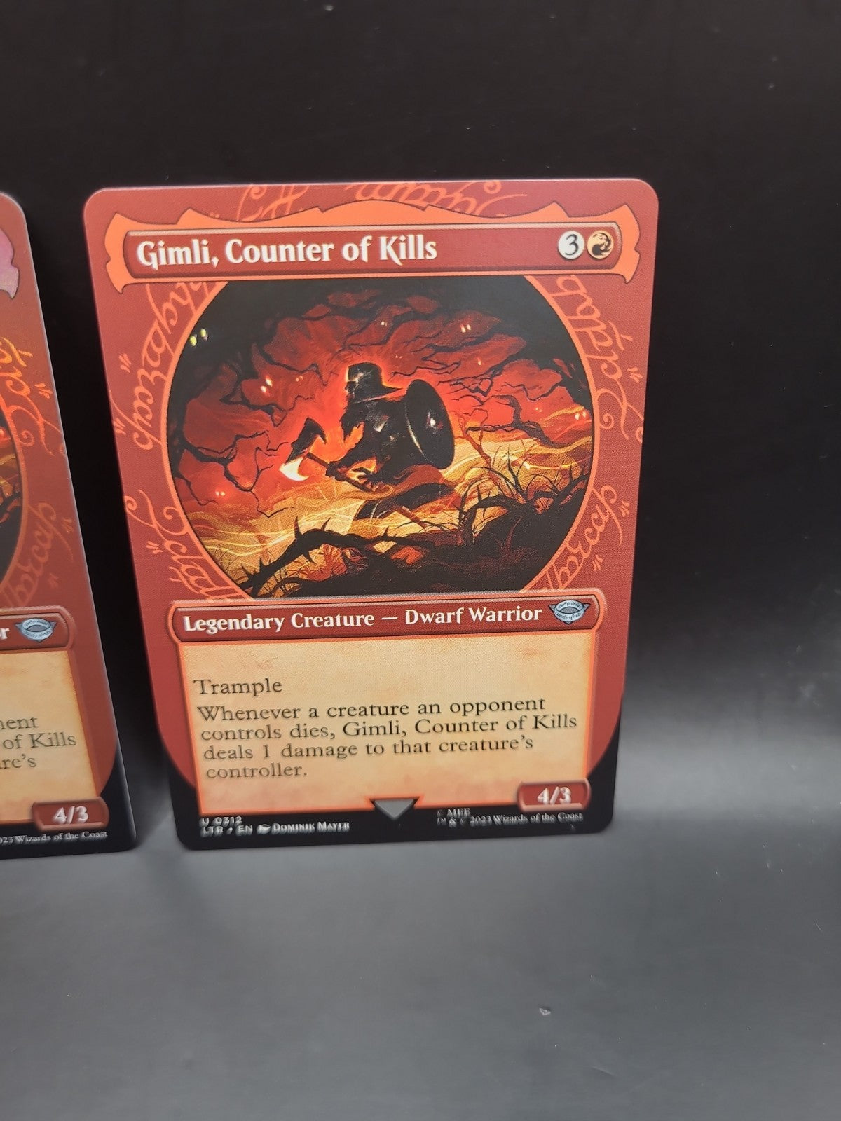 MTG Gimli, Counter of Kills Foil & Regular(Showcase) 0312 Lord of the Rings M/NM
