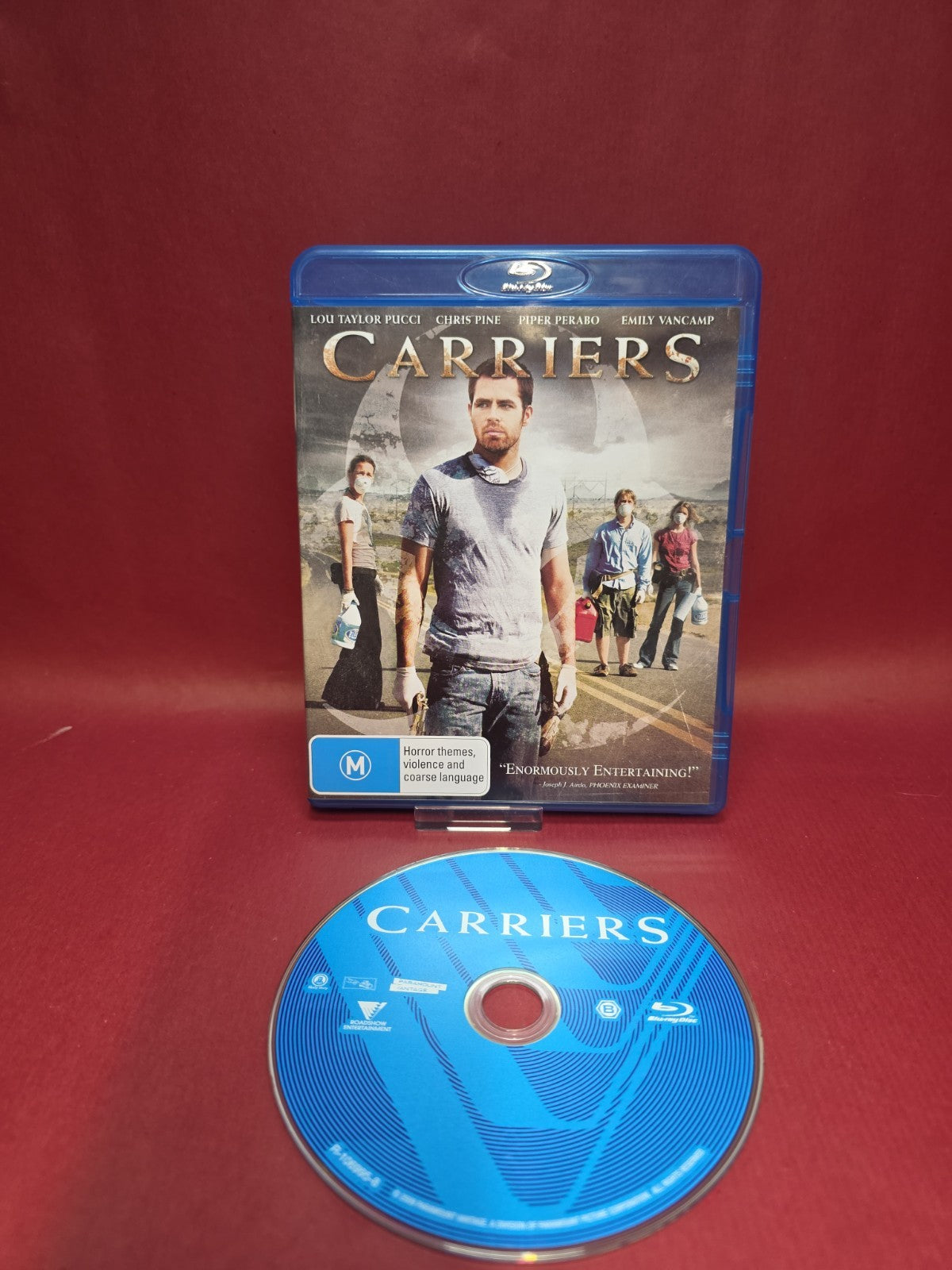 Carriers Blu-ray 2009 Chris Pine Import Region B 