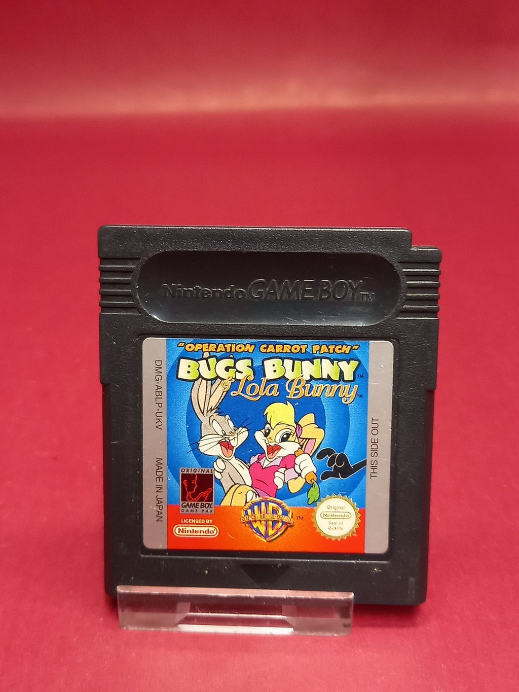  Bugs Bunny And Lola Bunny Operation Carrot Patch Game Boy -CART ONLY