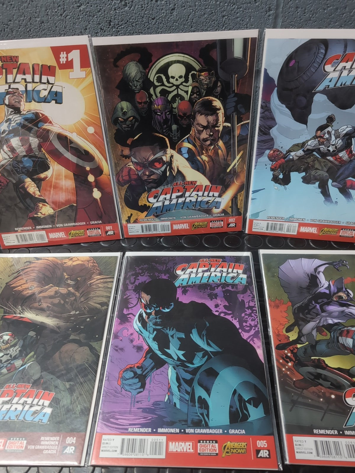 All New Captain America COMPLETE SET #1-6 Marvel Comics (2015)