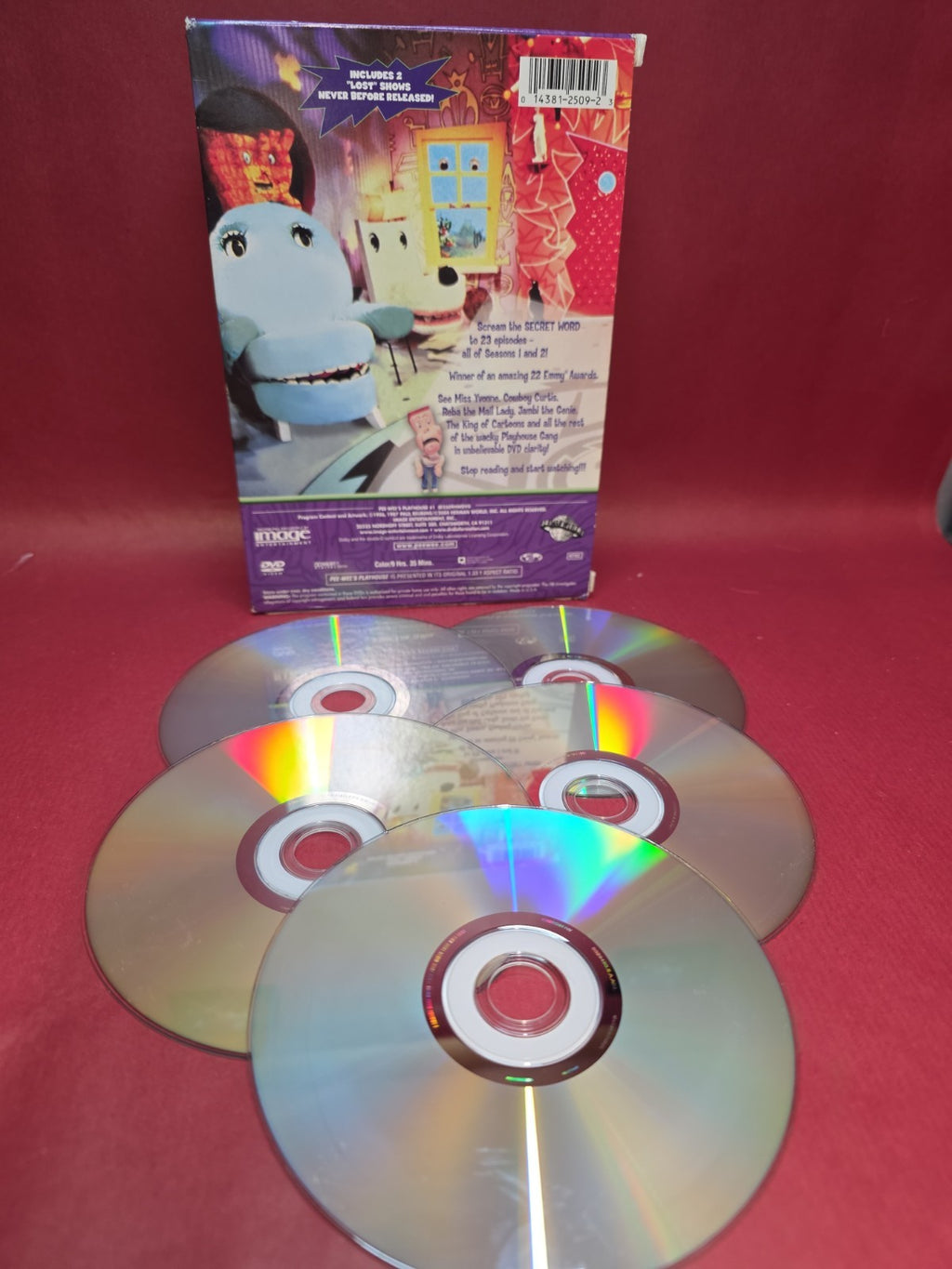 Pee-Wee's Playhouse, Vol. 1 (DVD, 2004) REGION 0 FORMAT NTSC