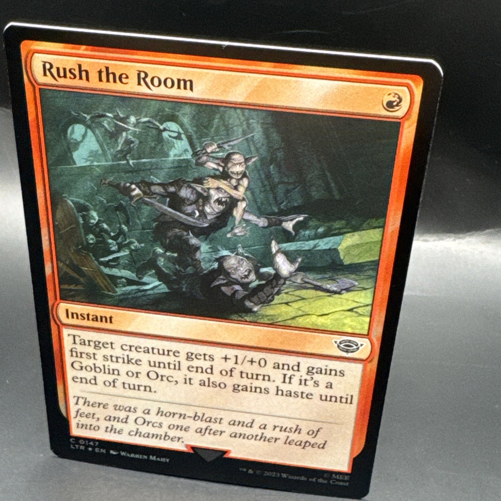 MTG Rush the Room (Foil) Lord of the Rings C0147 + 1 Regular Card