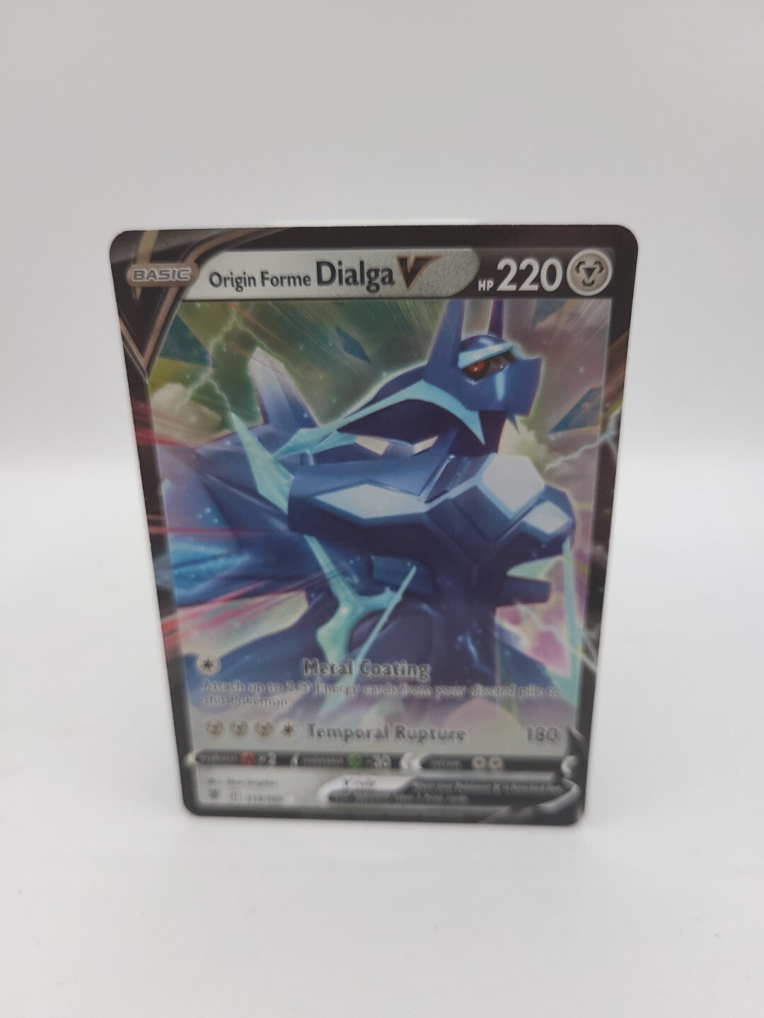 Pokemon Card Origin Forme Dialga V 113/189 Holo Astral Radiance