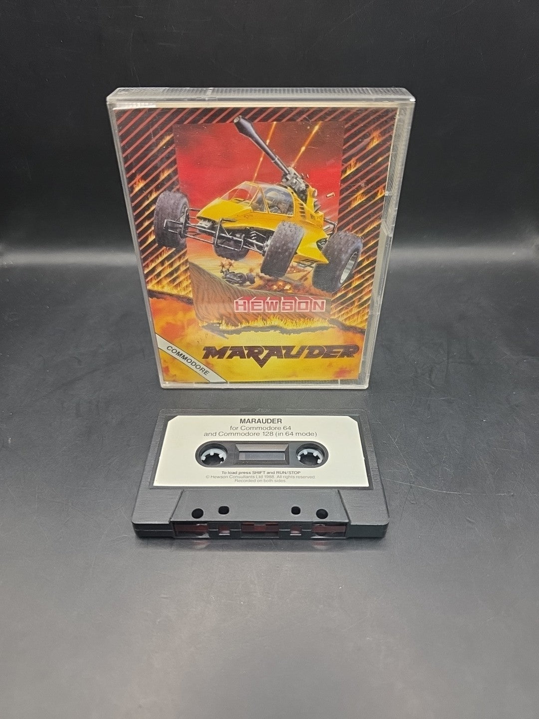MARAUDER - HEWSON - Commodore 64 / 128 - Cassette - RARE Original Release