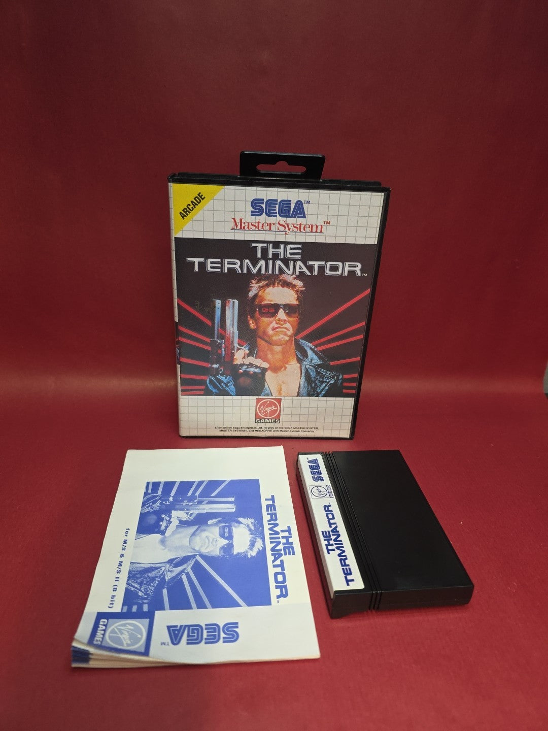 The Terminator Sega Master System Boxed With Manual PAL Complete Vintage 1992