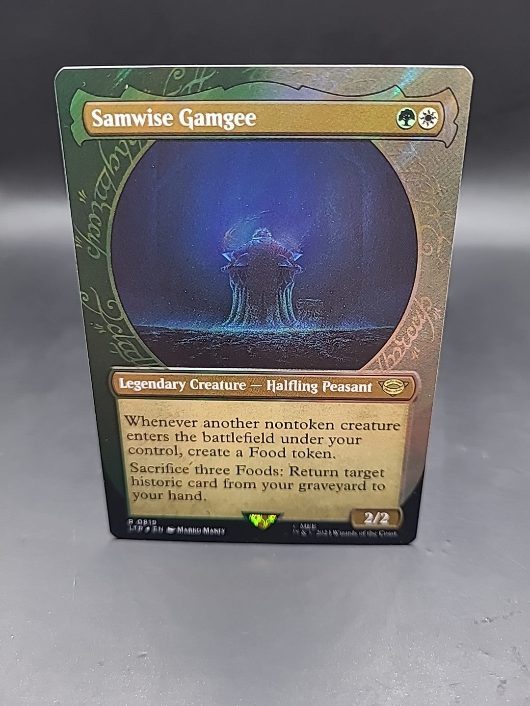 MTG - Samwise Gamgee - 0819 - Surge Foil - Lord of the Rings - LTR - Showcase