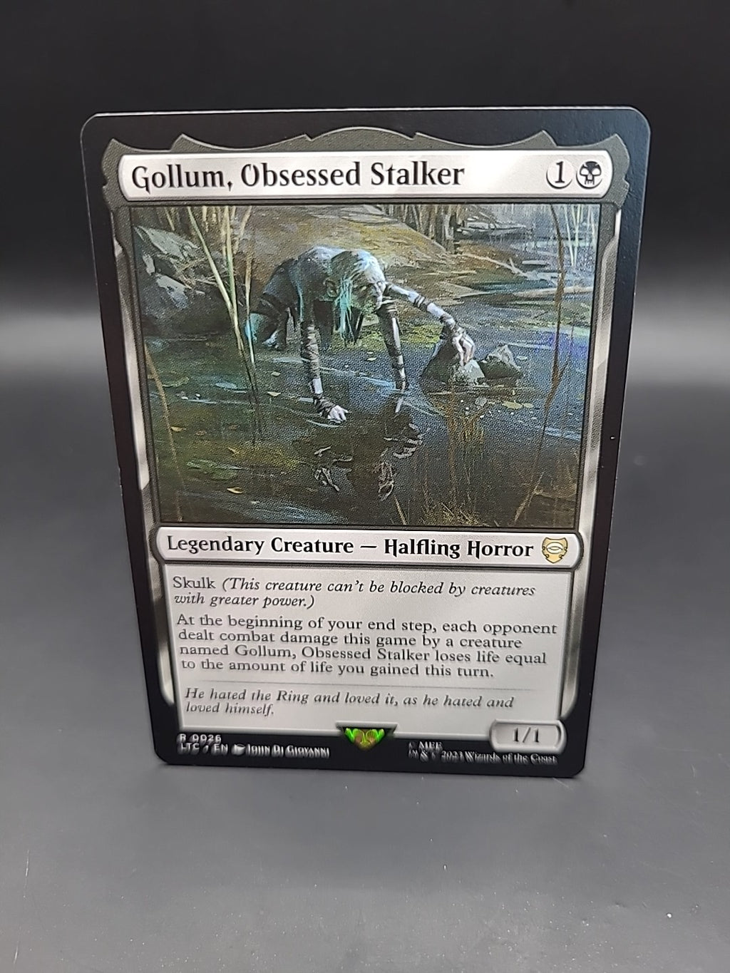 GOLLUM, OBSESSED STALKER - Lord of the Rings - MTG - Magic the Gathering R 0026
