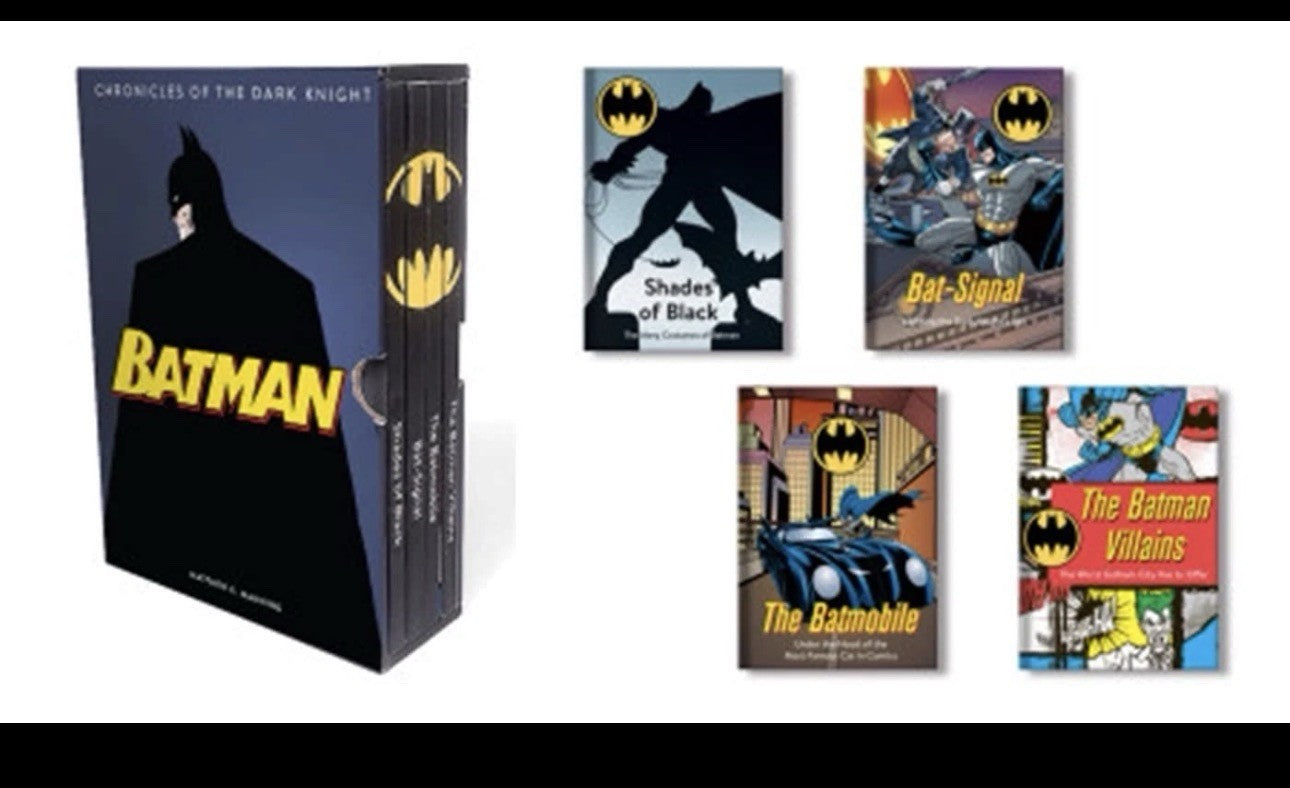 Batman: Chronicles of the Dark Knight: (4 hardcover, illustrated books)