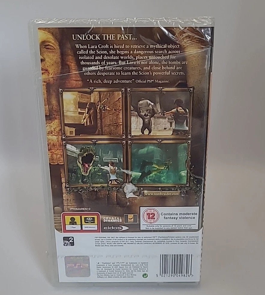Tomb Raider Anniversary: Sony PSP Essentials Game - New And Sealed