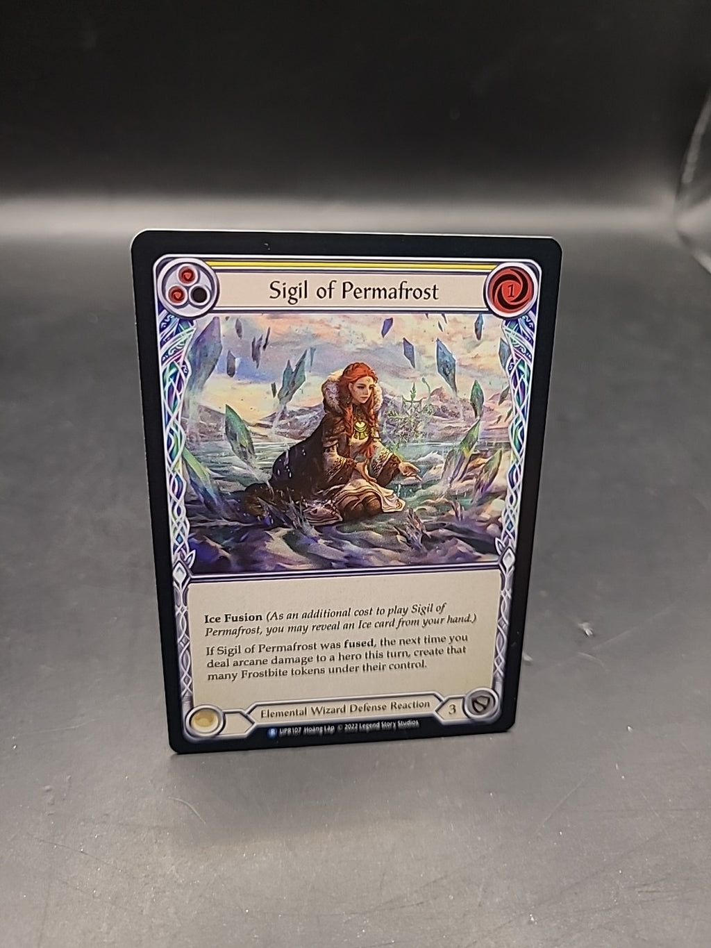 Sigil of Permafrost Yellow - FAB:Uprising - UPR107 - Carte Officielle Anglaise