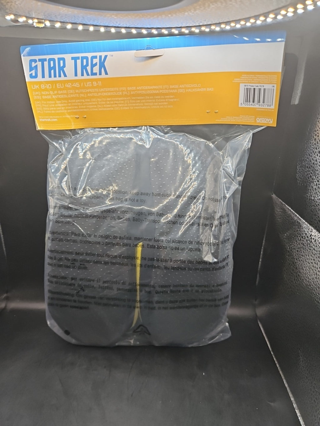 Official Star Trek Kirk Mule Slippers UK 8-10 - Brand New