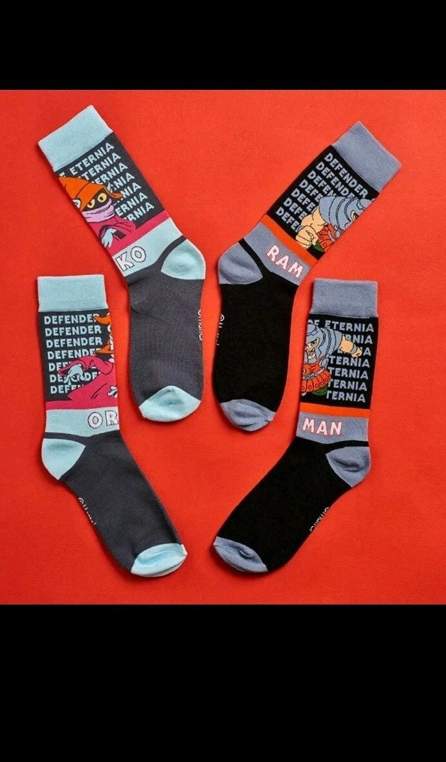 HE-MAN THE MASTERS OF THE UNIVERSE ‘NICE’ 12 DAYS OF SOCKS ADVENT CALENDAR Xmas 