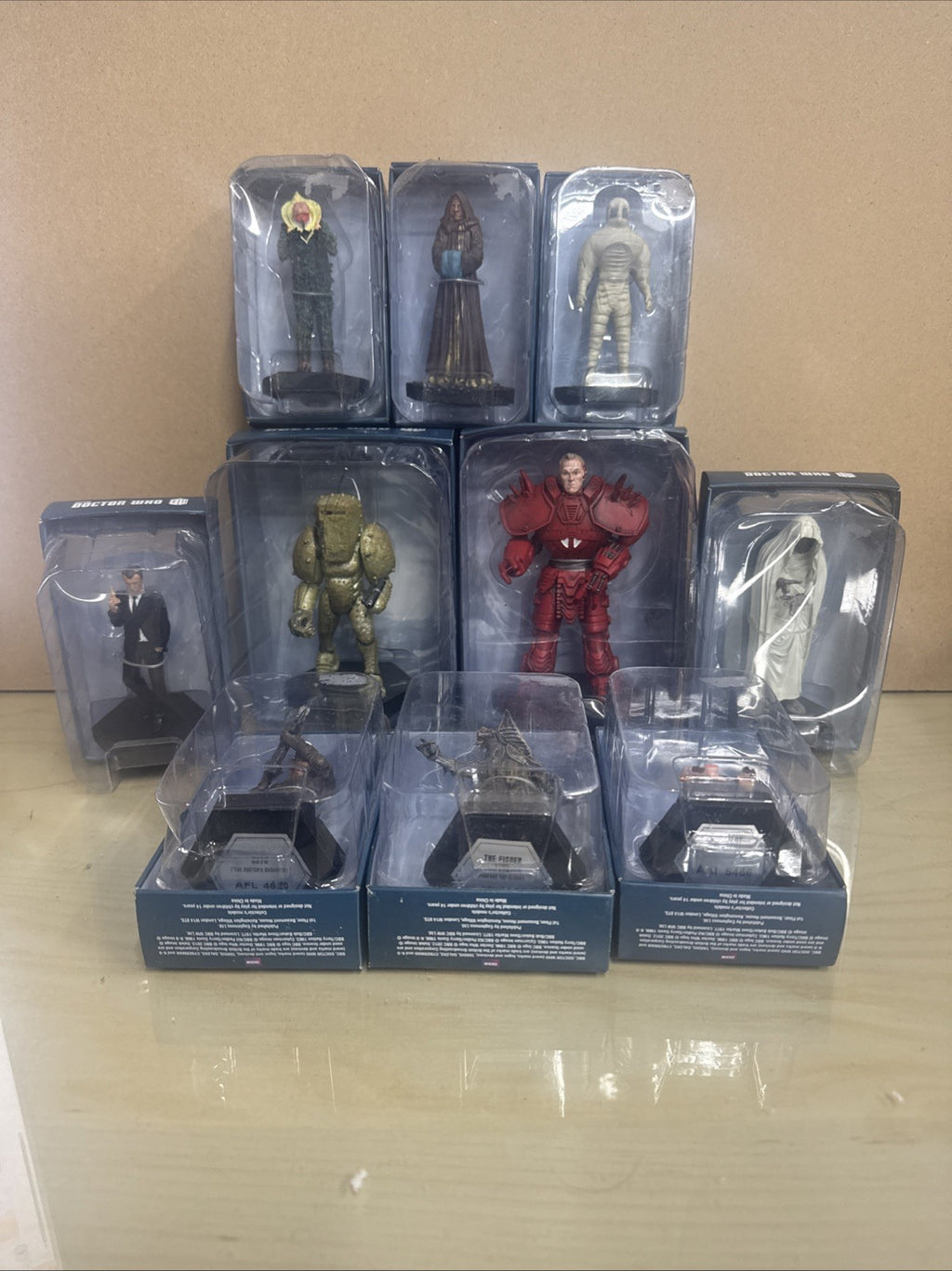 10 DOCTOR WHO EAGLEMOSS FIGURINES Job Lot Bundle