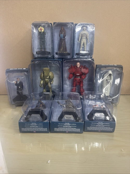 10 DOCTOR WHO EAGLEMOSS FIGURINES Job Lot Bundle