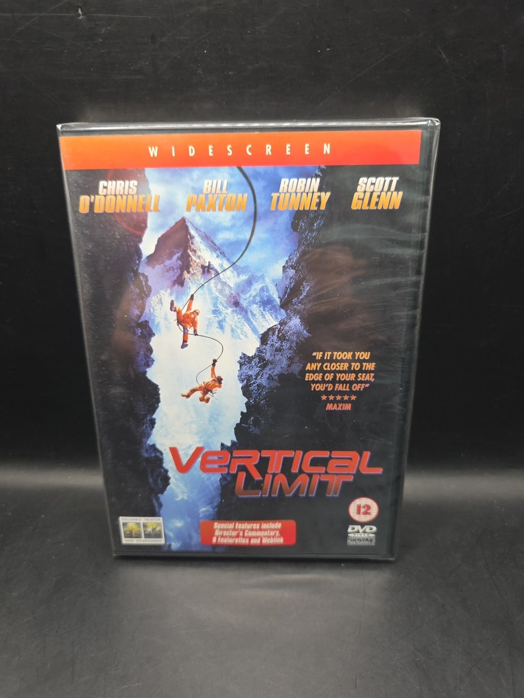 Vertical Limit Dvd NEW Chris O'Donnell Bill Paxton Robin Tunney Scott Glenn